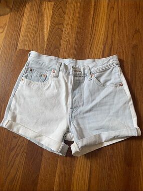 Levi’s 501 Colorblock Denim Shorts